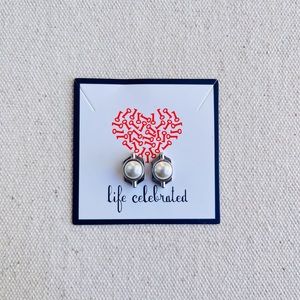 *Pearl Charm Set* KEEP COLLECTIVE Retired Silver